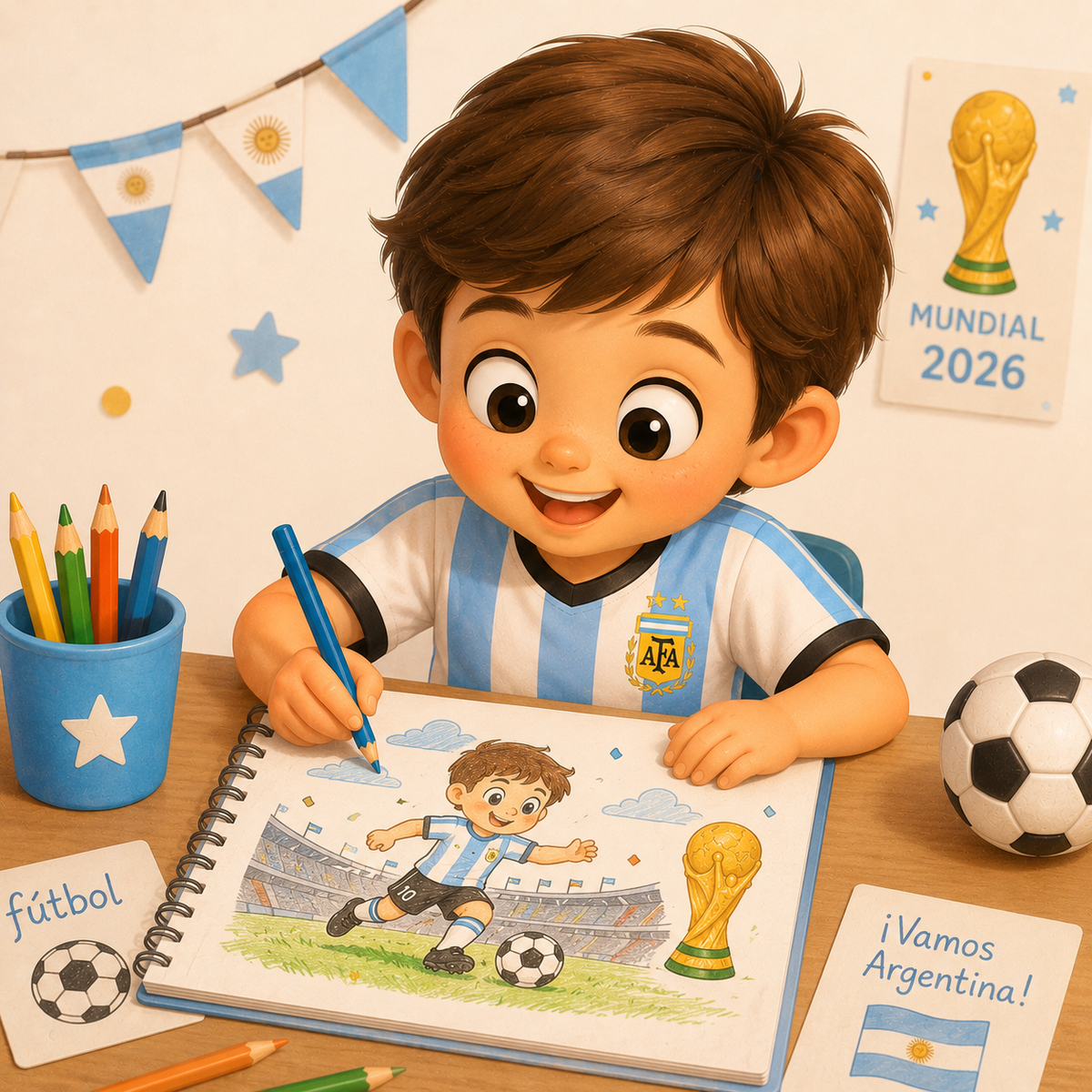 Juegos y actividades del Mundial - Sopa de letras, laberintos, dibujos, rompecabezas y más!